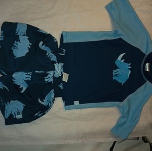 Baby Swim Trunks and Shirt